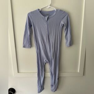 Kyte Baby Long Sleeve Zip Romper Lilac